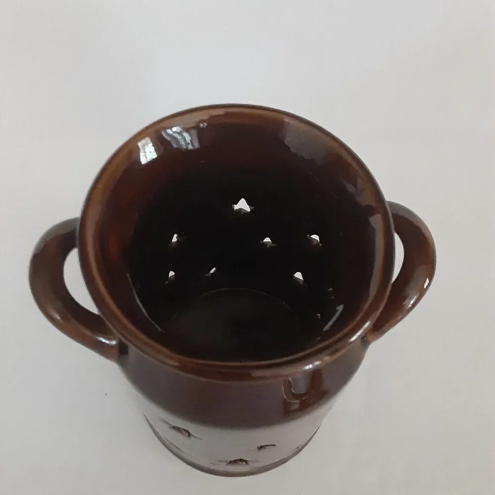 Vintage Jaclyn Smith Candle Holder Outdoors Ceramic